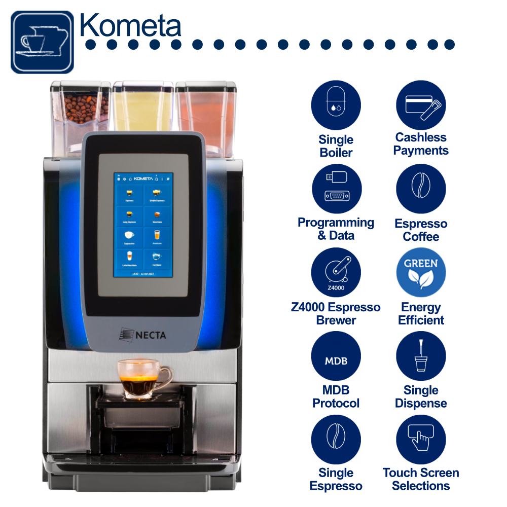 Necta KOMETA 'ES' Bean to Cup Coffee Machine